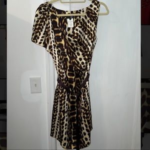 Just Cavalli Leopard Dress With Belt